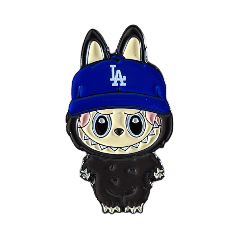 LA Dodgers Labubu Character Pin